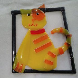 Art Glass Cat Window Sun catcher